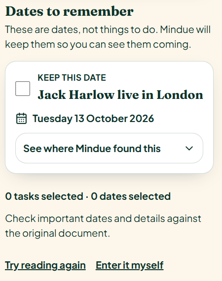 Keep this date has a checkbox, a date and a See where Mindue found this control.